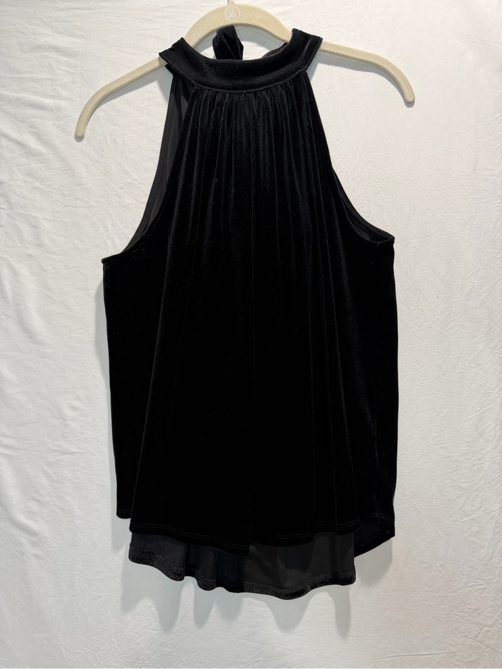 Gibson Black Velvet Halter Camisole